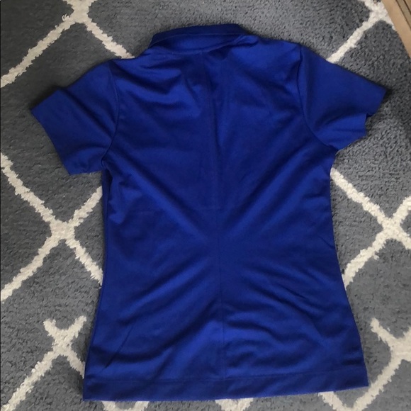 Nike Golf sz sm Dri Fit blue polo. - Picture 3 of 3